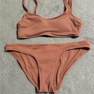Time and Tru Terracotta Bikini Set